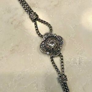 Silver Bracelet with ornate details